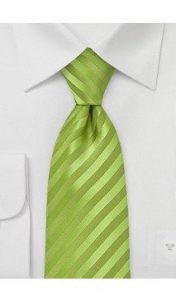 green striped tie