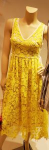 yellow long dress