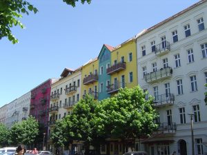 apartment buildings