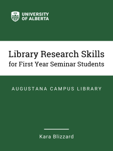 Library Research Skills for First Year Seminar Students book cover