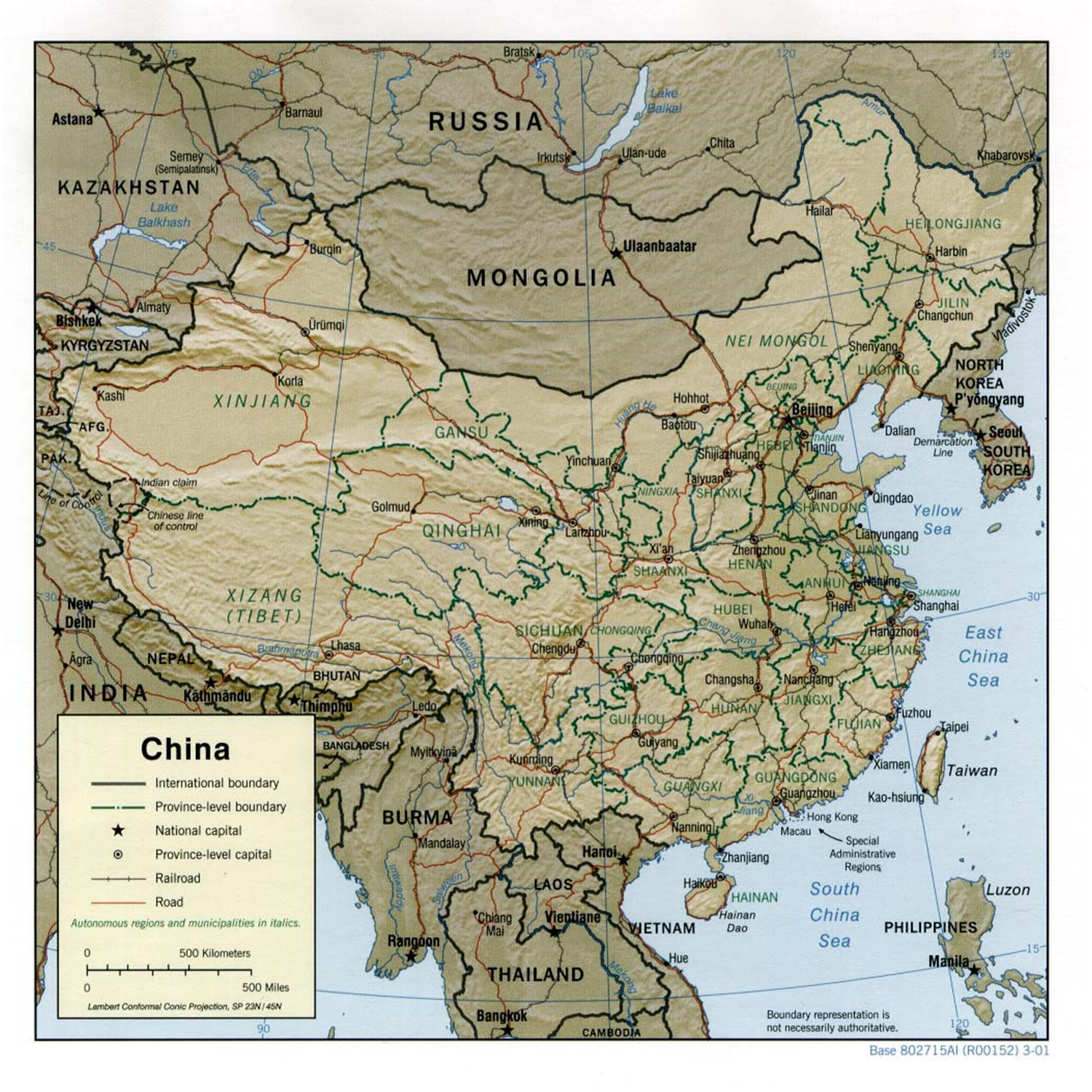 reference map of China