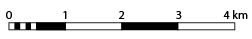 Figure 8.3.1: An example of a scale bar, or graphic scale.