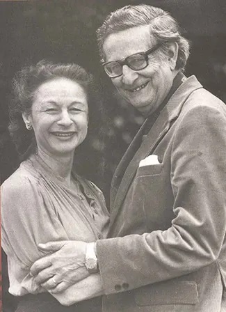 A photograph shows Hans and Sybil Eysenck together.