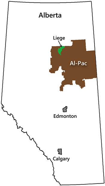 Map of Al-Pac