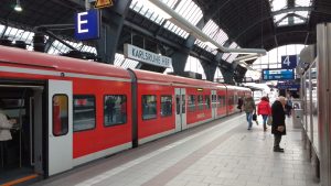 Regional Express train (red)