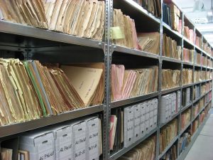 the stasi files (rows and rows and rows of them)