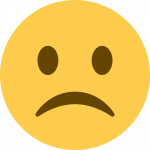 emoji - frowning
