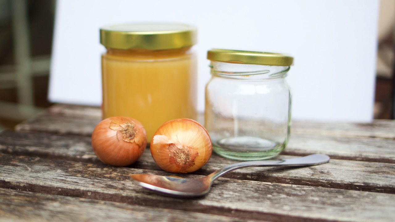 honey and onions made into a juice to use when you have a cough
