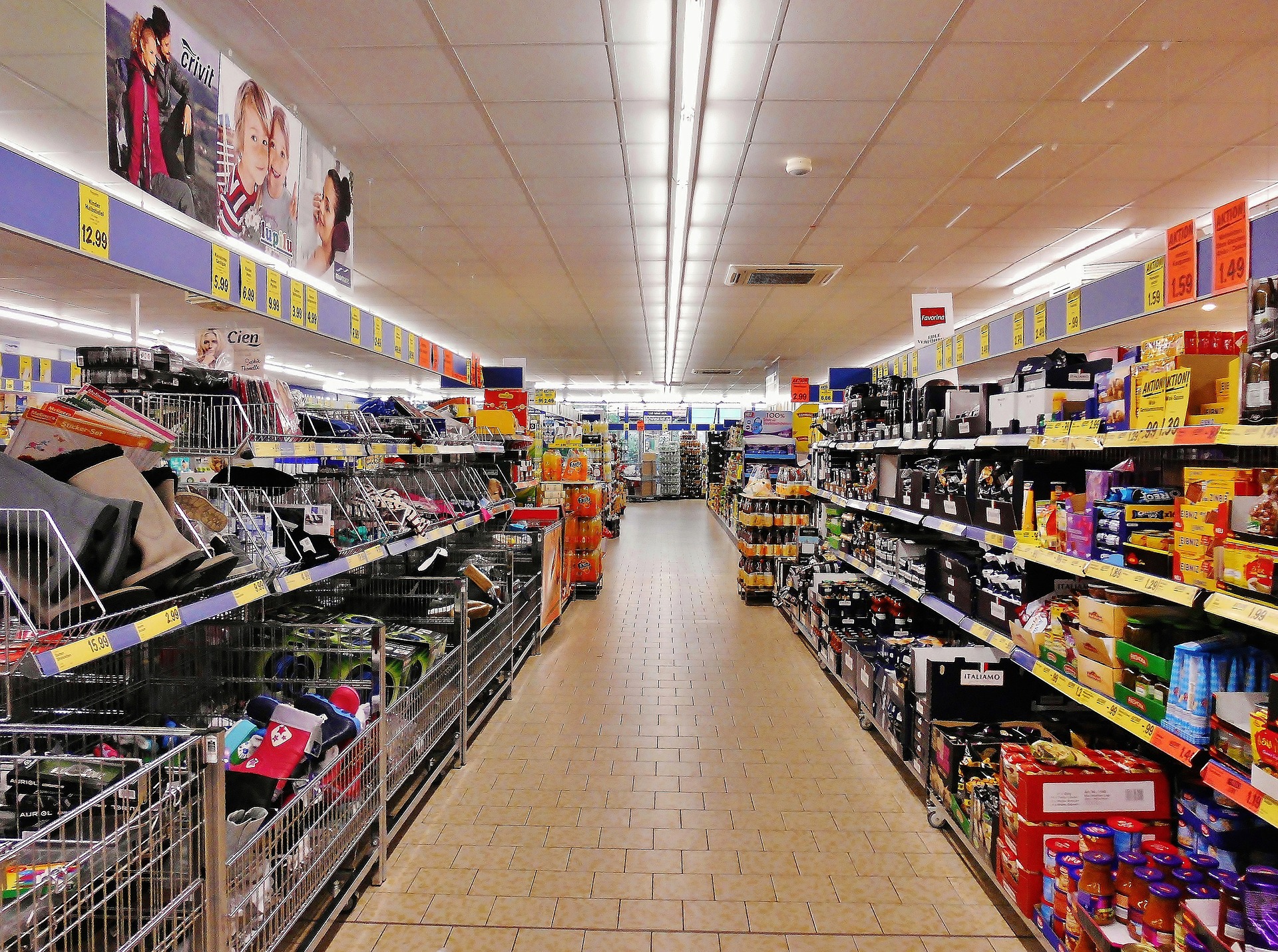 inside a Supermarket