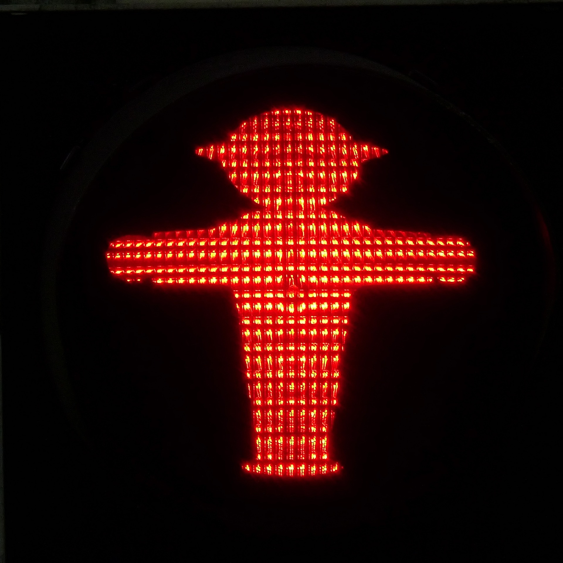 Ampelmann (red little man that is used for crossing lights in Berlin)