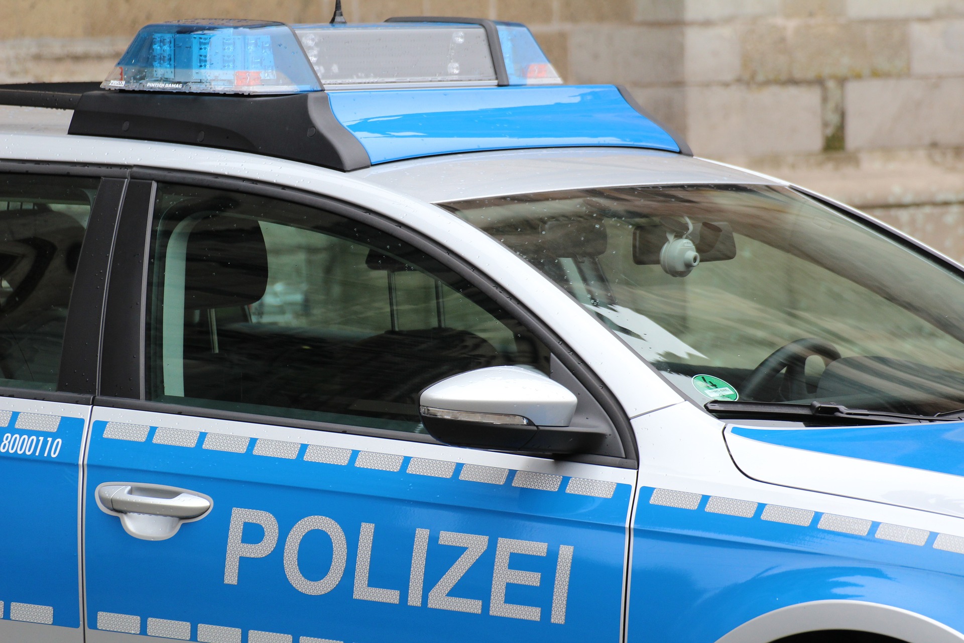 Polizei Auto (blue in Germany)