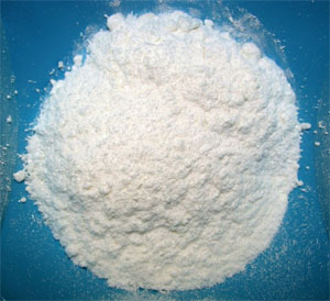pile of white powdery substance