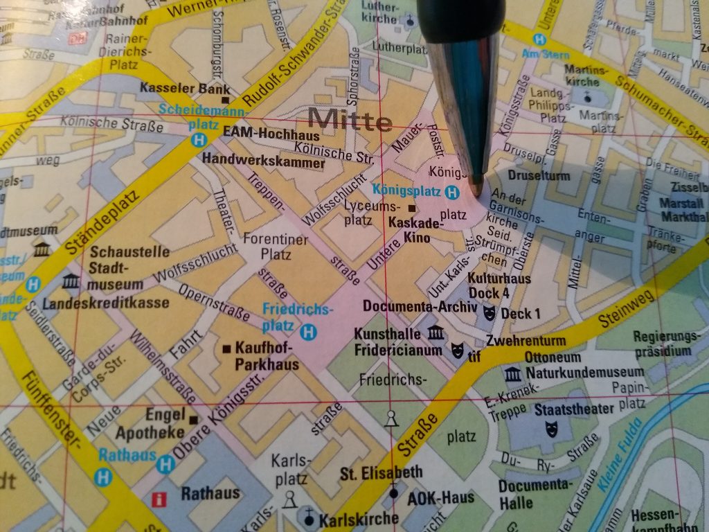 map of Kassel
